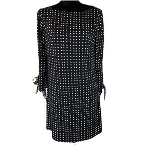 TAHARI Lavine Studio Polka Dot Shift Dress